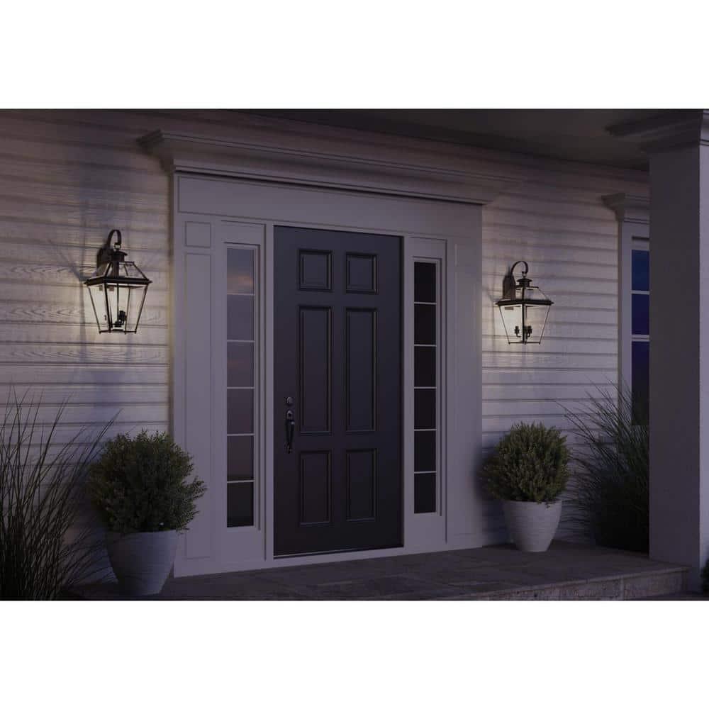 Calais 3 Light Empire Outdoor Wall Light