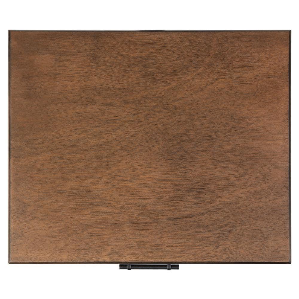 Peyton 1 Drawer Accent Table - Brown - Safavieh