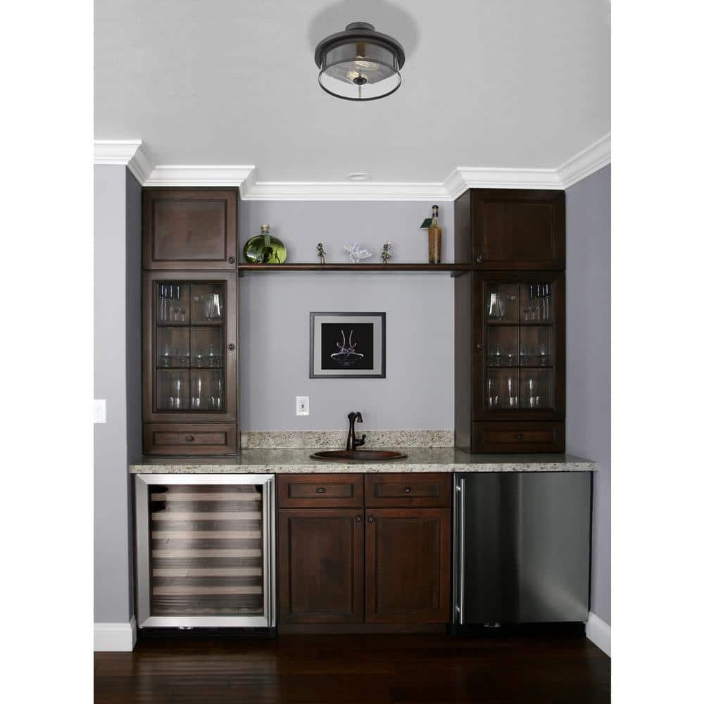 Z-Lite Savannah 2 - Light Semi-Flush Mount in  Bronze