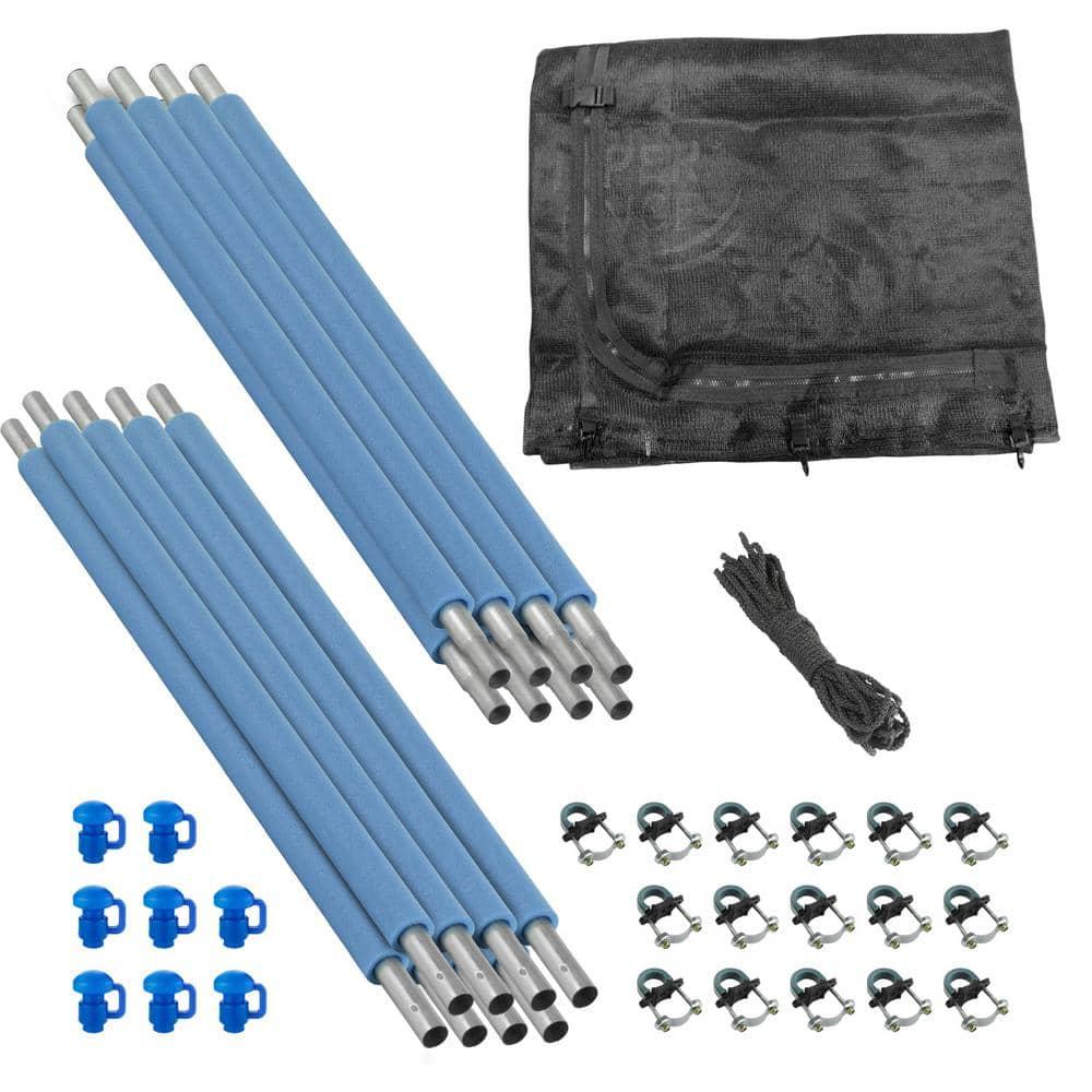 Upper Bounce Machrus 13' Trampoline Safety Enclosure with Net, Poles and Foam Sleeves - Trampoline not Included