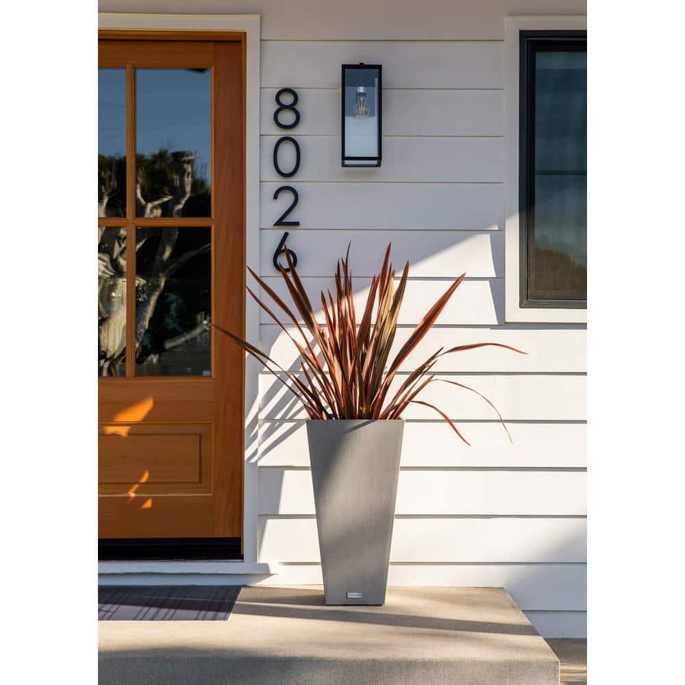 Veradek Pure Series Midland 30" Plastic Planter - Gray