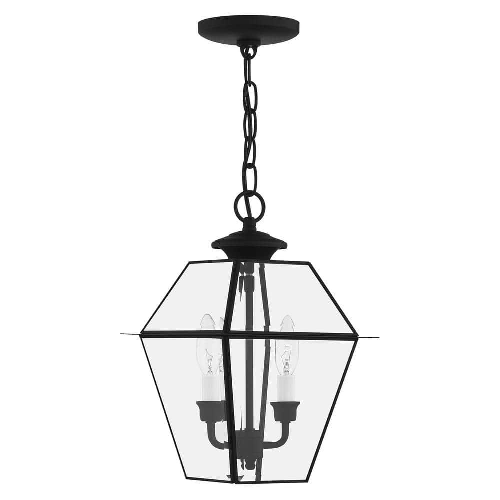Livex Lighting Westover 2 - Light Pendant in  Black