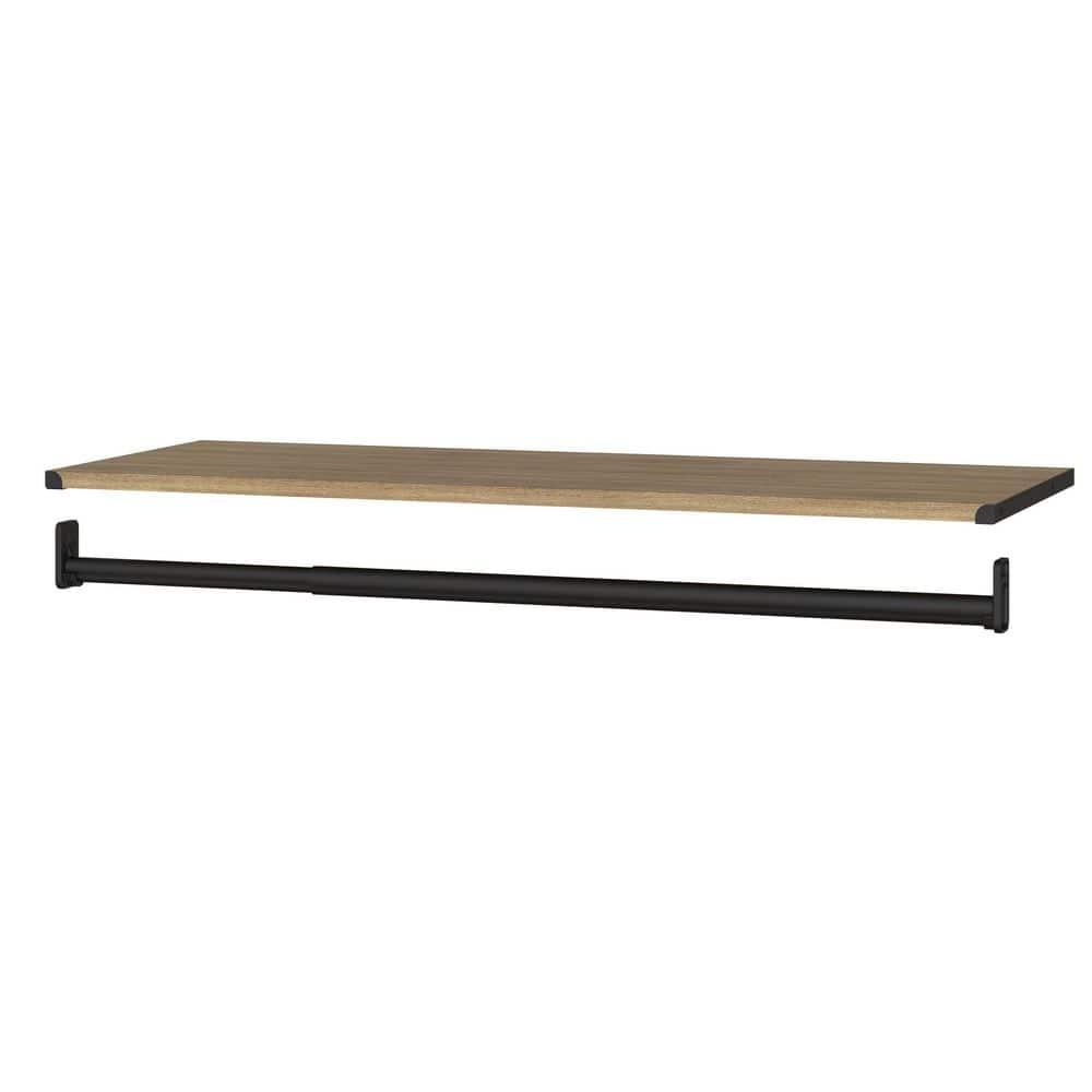 Modular Storage 36.02" W Shelf & Closet Rod