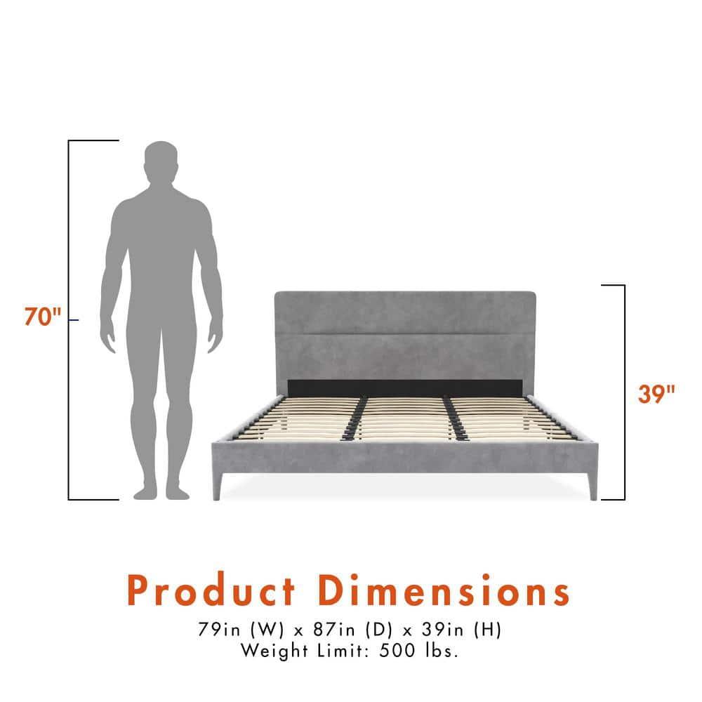 CosmoLiving by Cosmopolitan Westerleigh Upholstered Platform Bed