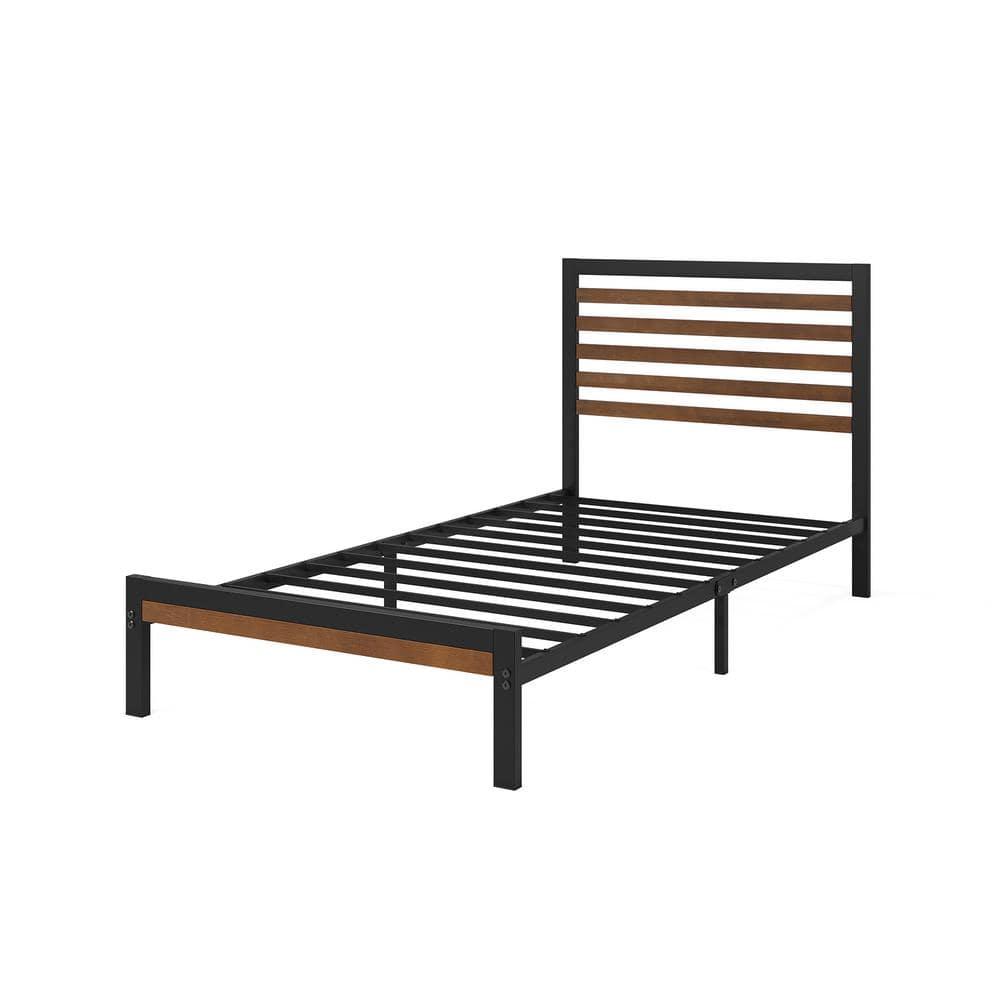 Zinus 35" Kai Bamboo and Metal Platform Bed Frame, Twin
