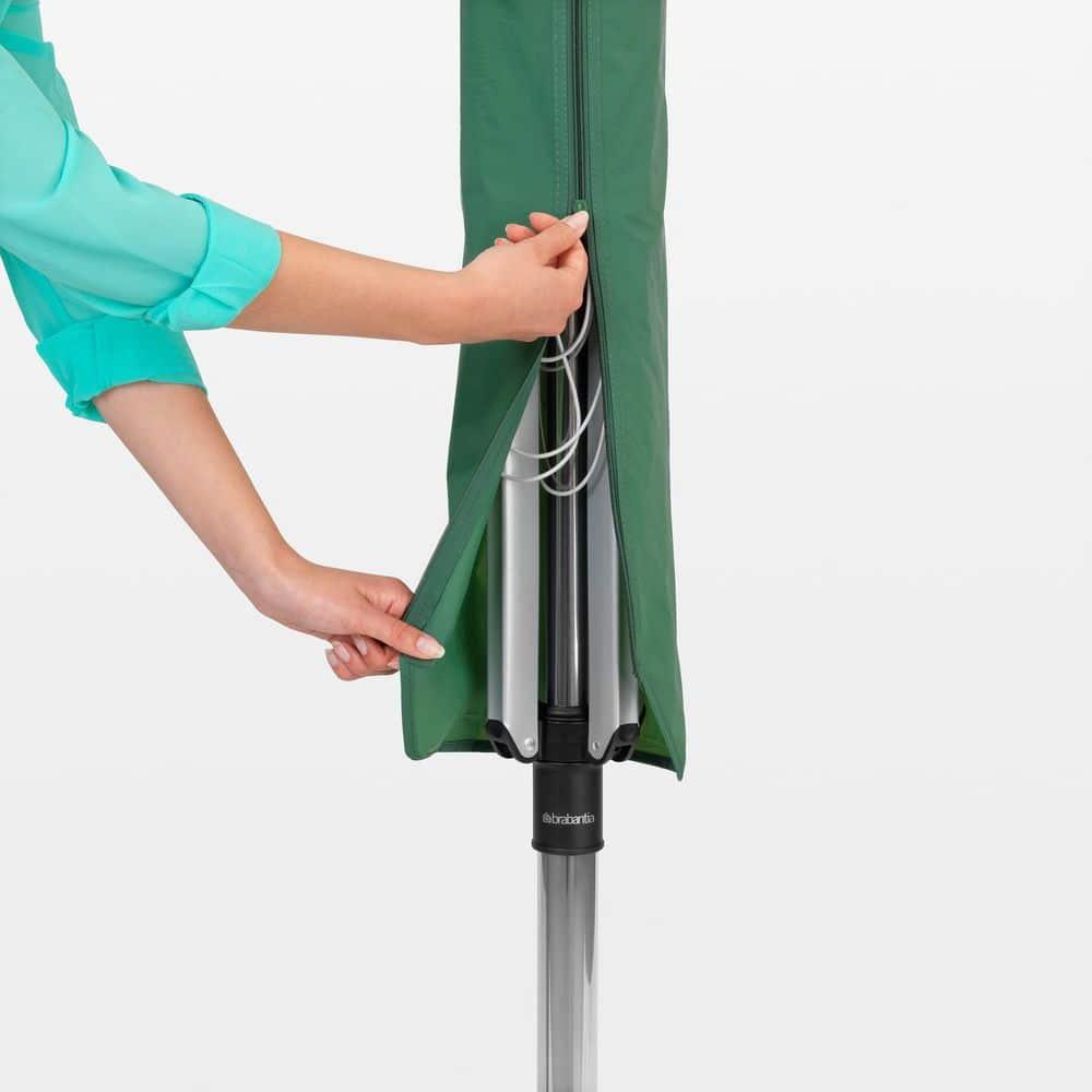 Brabantia Brabantia Lift-O-Matic Outdoor Clothesline (164 Feet), with Metal Ground Spike and Protective Cover
