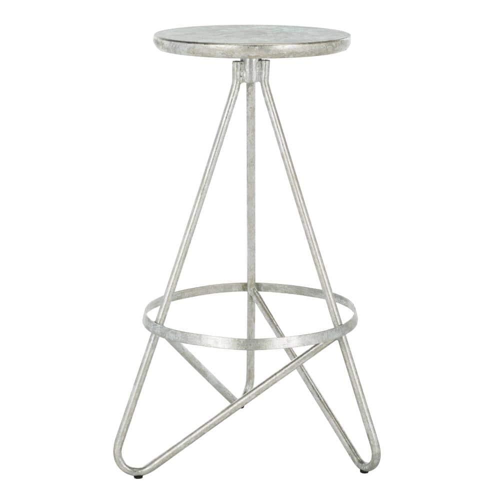 Galexia Bar Stool - BST3200 - Silver/Leaf - Safavieh