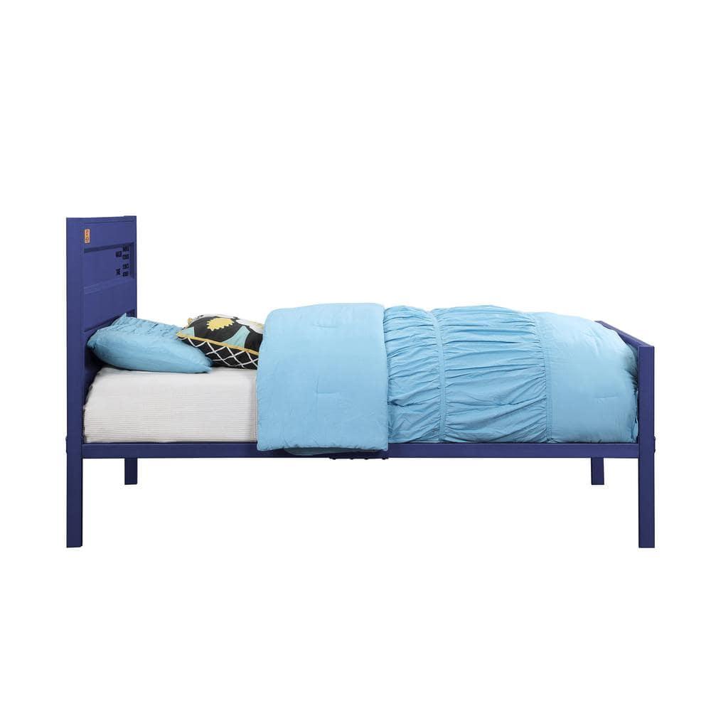 Cargo 79" Full Bed Blue - Acme Furniture: Contemporary Metal, No Box Spring Required