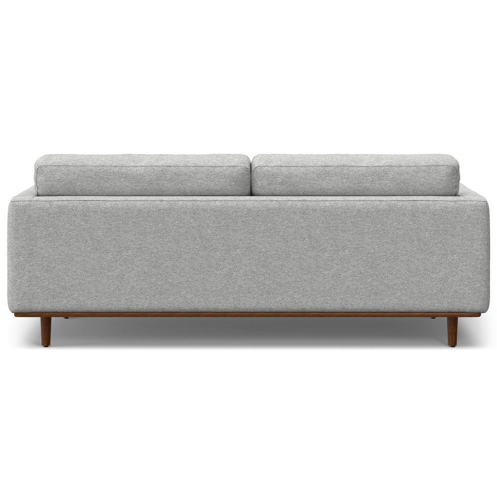 Simpli Home Morrison  Sofa and Ottoman Set in Woven-Blend Fabric | Wayfair