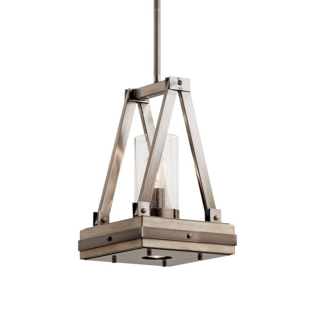 Kichler Lighting Colerne 1 - Light Pendant in Classic Pewter