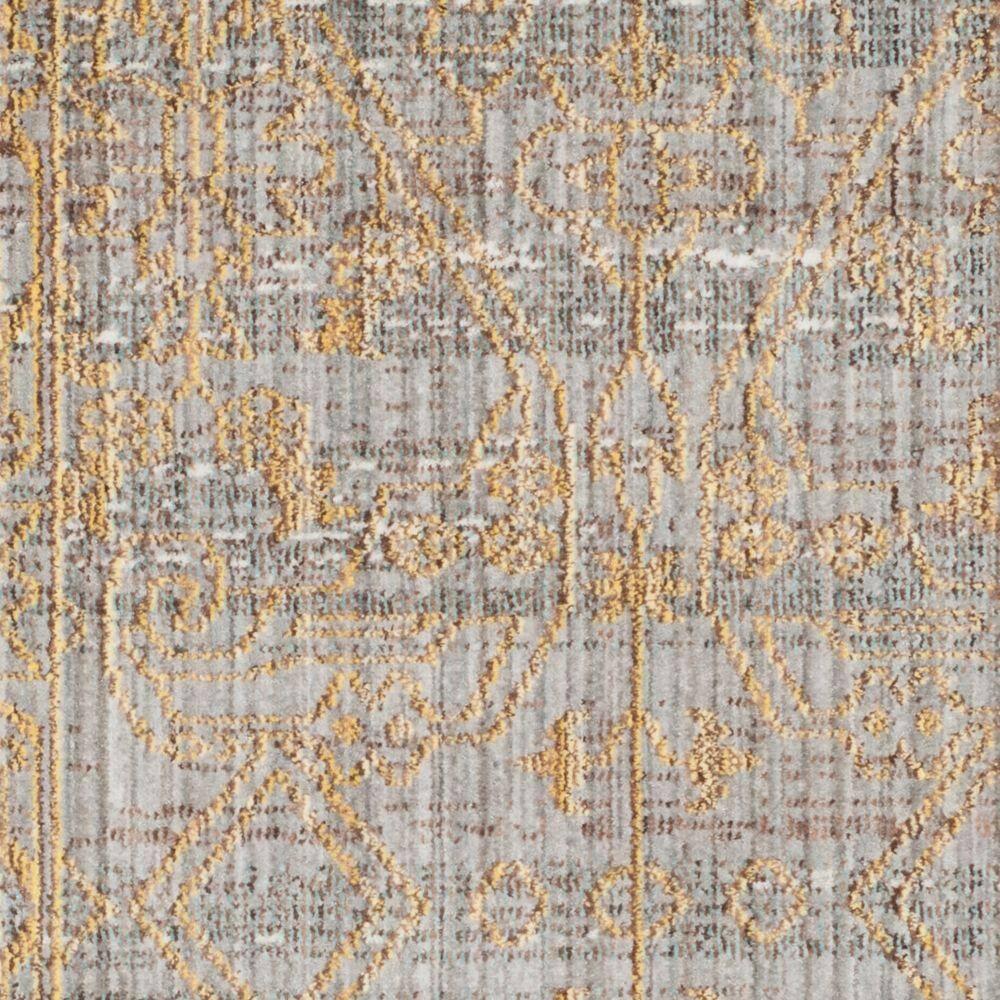 SAFAVIEH Valencia Julian Overdyed Polyester Area Rug, Grey/Gold, 3' x 5'