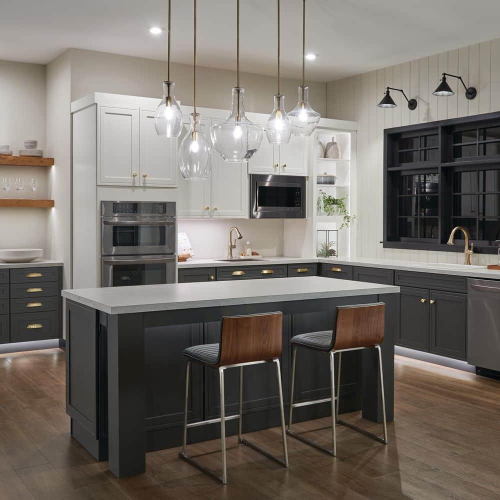Kichler Lighting Everly 1 - Light Pendant in  Natural Brass