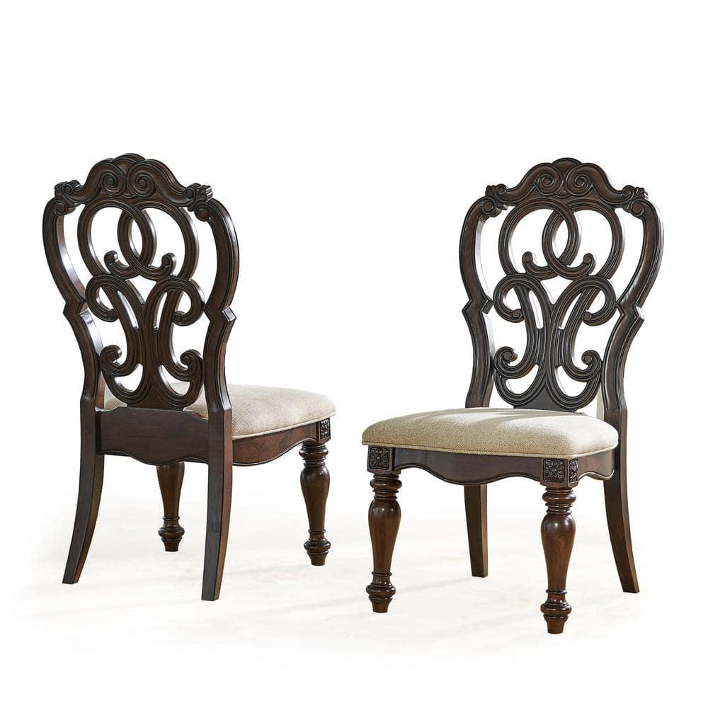 Steve Silver Royale Pecan Brown Side Chair