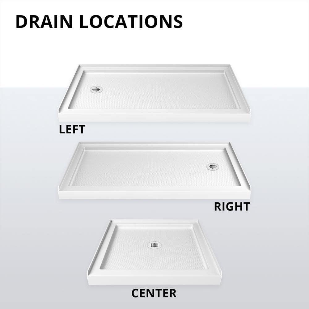 SlimLine 48" x 32" Single Threshold Shower Base