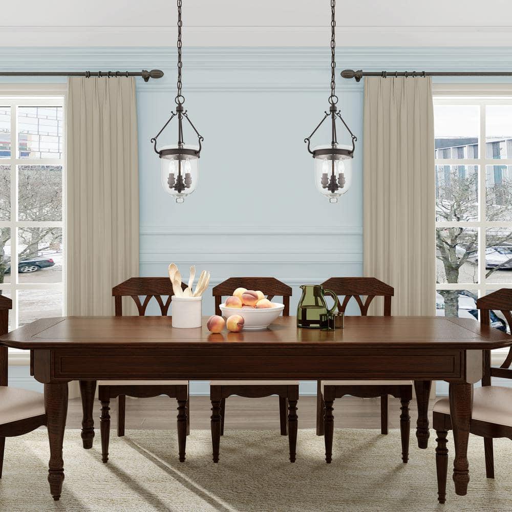 Livex Lighting Jefferson 3 Light Bronze Chain Lantern