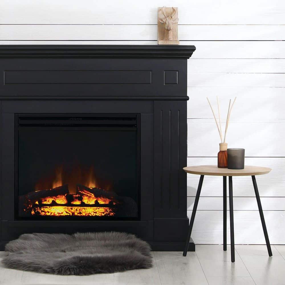 Cambridge Cambridge 5118 BTU Freestanding Electric Fireplace Heater Insert for Vacant Chimney Fireplace