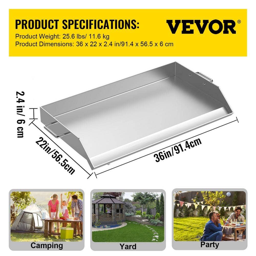 VEVOR 36" Non-Stick Stainless Steel Griddle