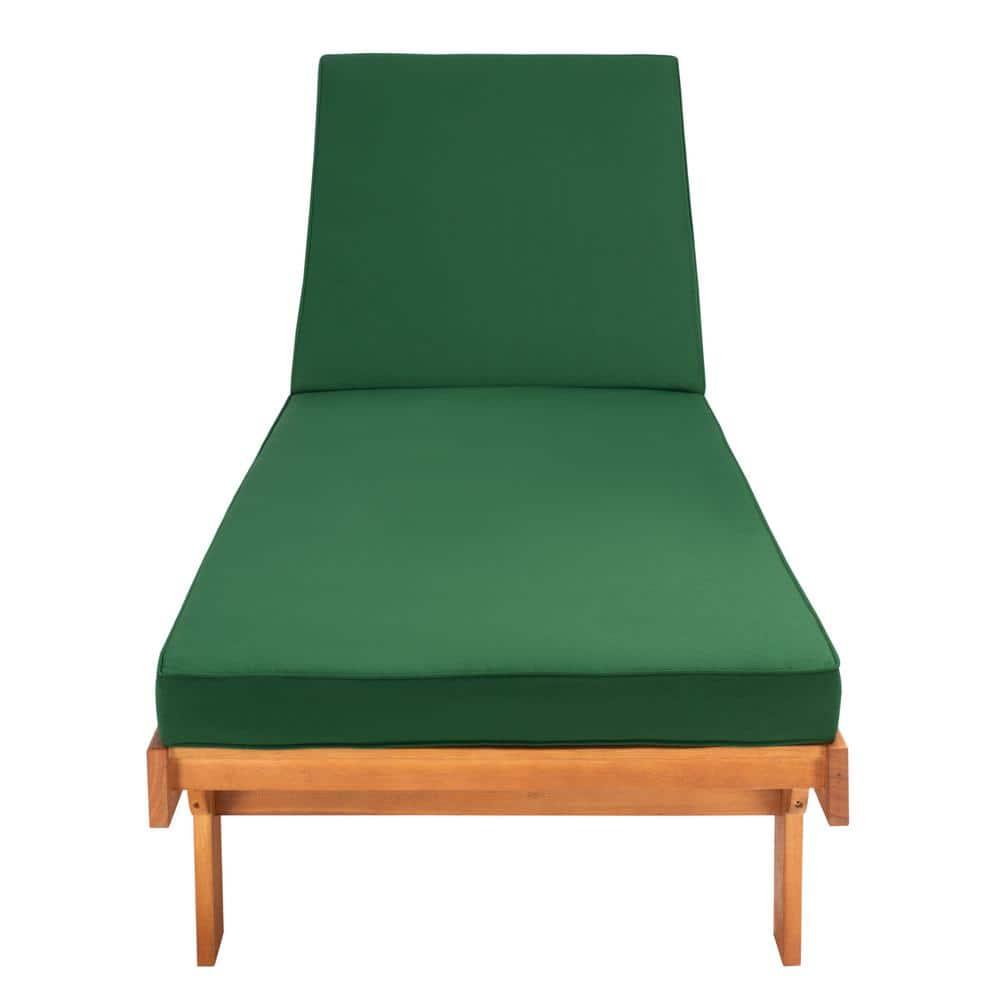 Newport Lounge Chair - Outdoor - PAT7022 - Natural/Green -Safavieh