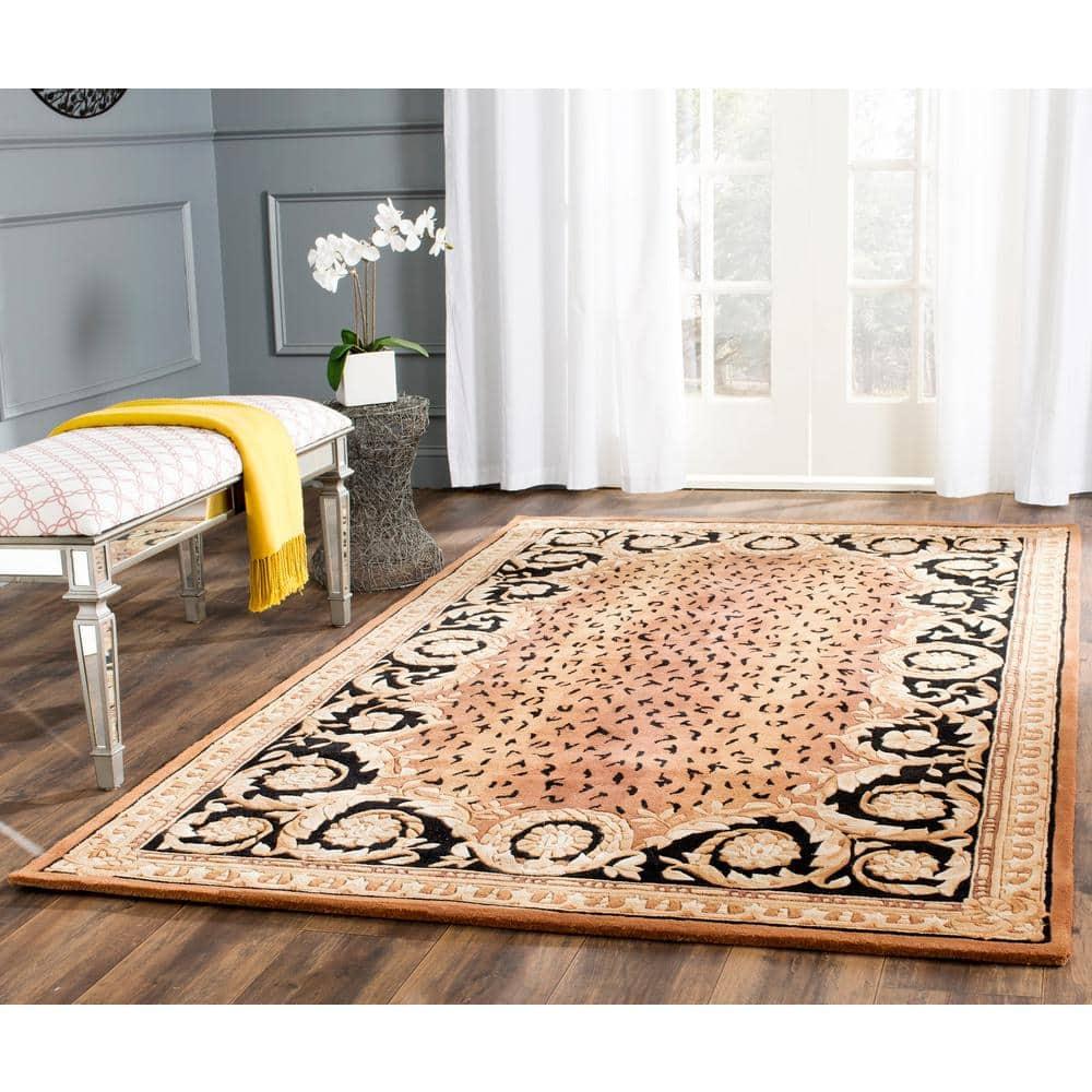 Naples NA712 Hand Tufted Accent Rug - Black/Gold - 2'x3' - Safavieh.