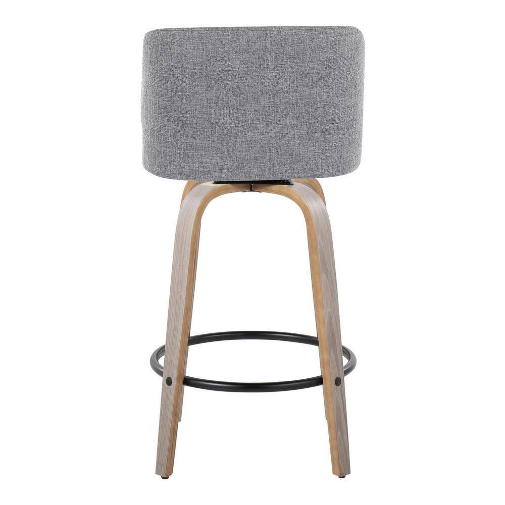Toriano Swivel Upholstered Counter Stool