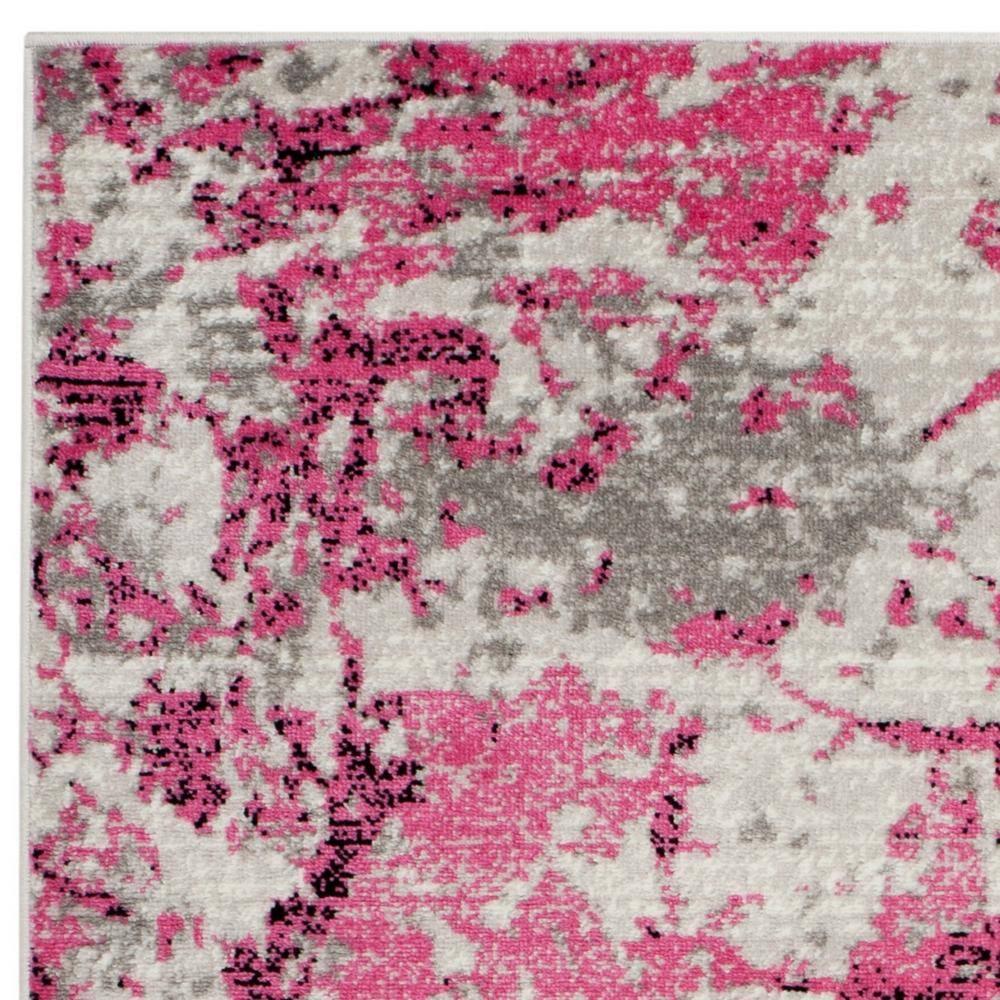Skyler SKY186 Power Loomed Indoor Area Rug - Pink/Ivory - 4'x6' - Safavieh