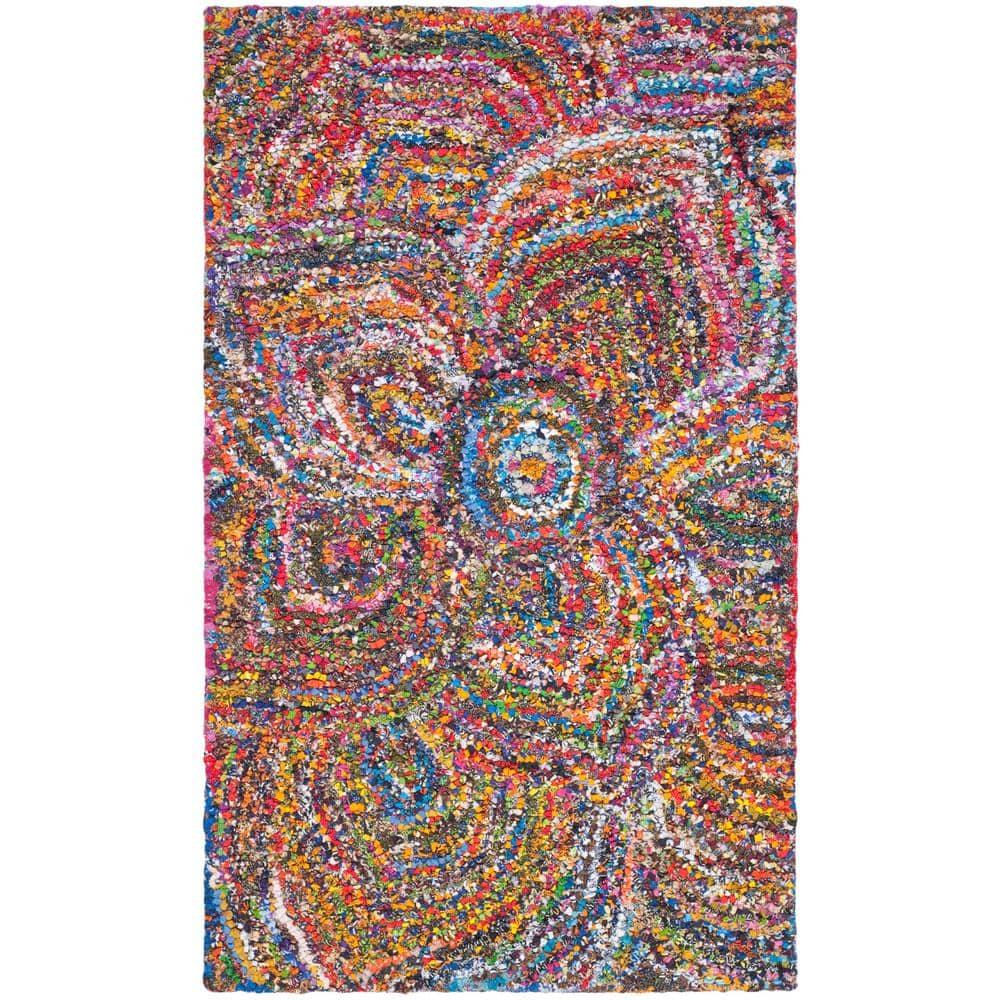 Nantucket NAN437 Hand Tufted Accent Rug - Multi - 2'3"x4' - Safavieh.