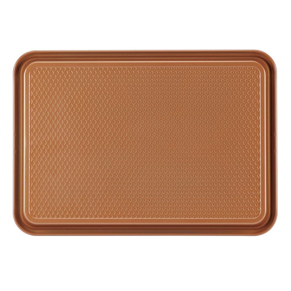 Ayesha Curry Bakeware Nonstick Cookie Pan, 10" x 15", Copper