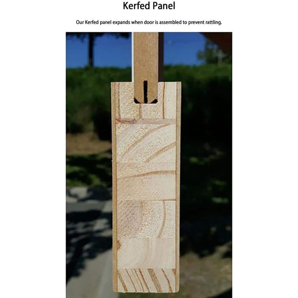Kimberly Bay Paneled Solid Wood Shaker Standard Door