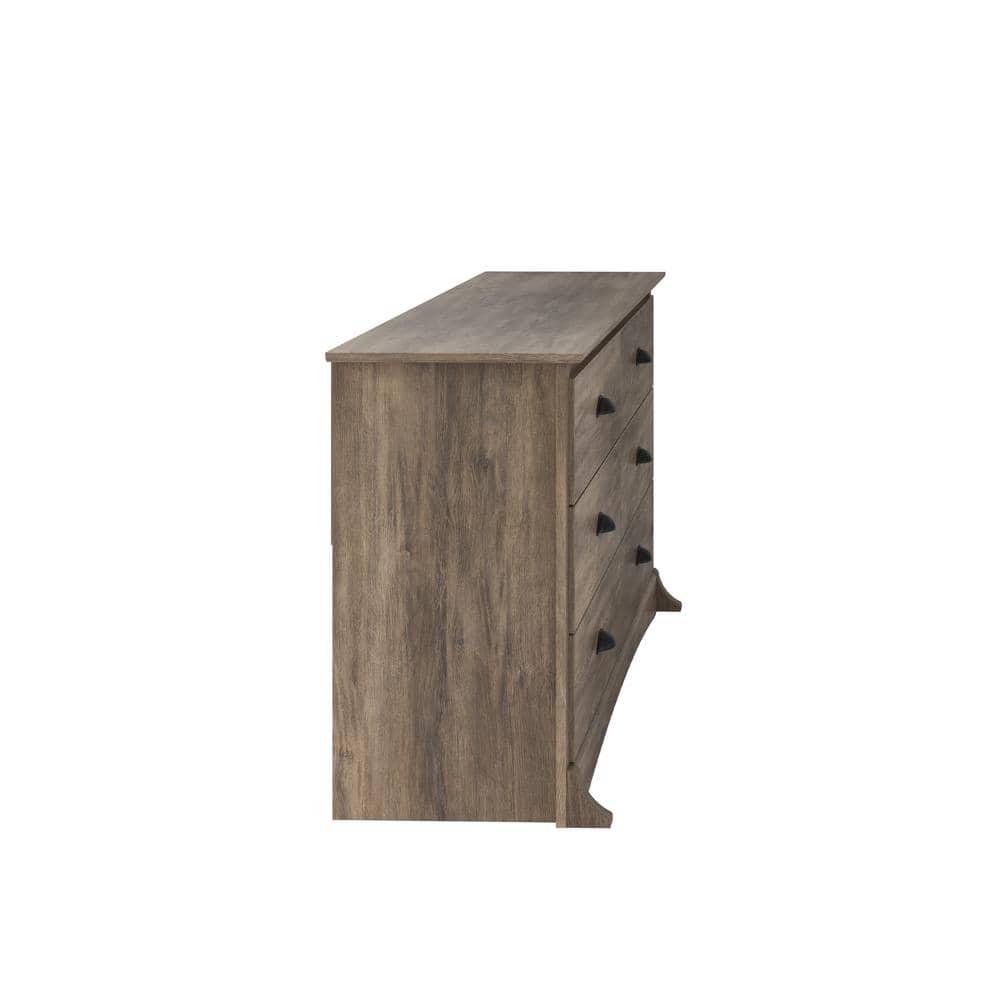 Salt Spring 6 Drawer Dresser Drifted Gray - Prepac