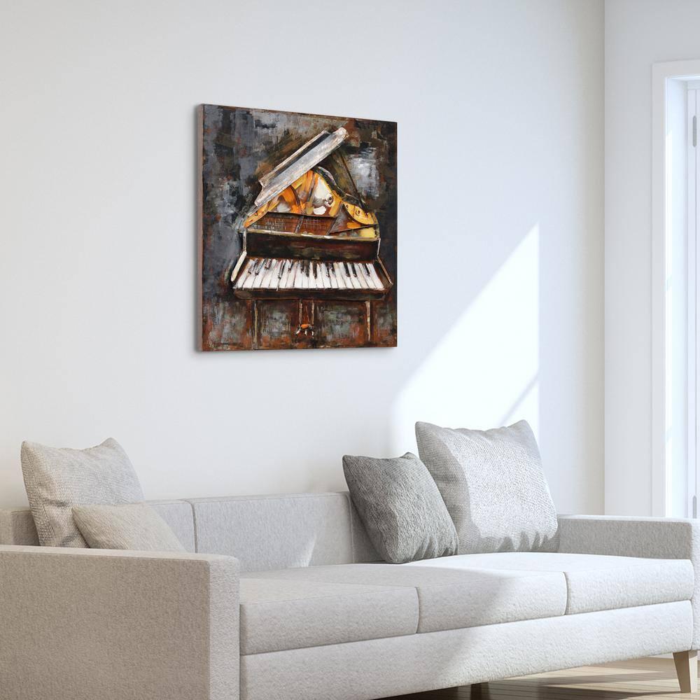 Empire Art Direct Magic Keys Hand Painted 3D Metal Wall Art, 32" x 32" x 3", Ready to Hang