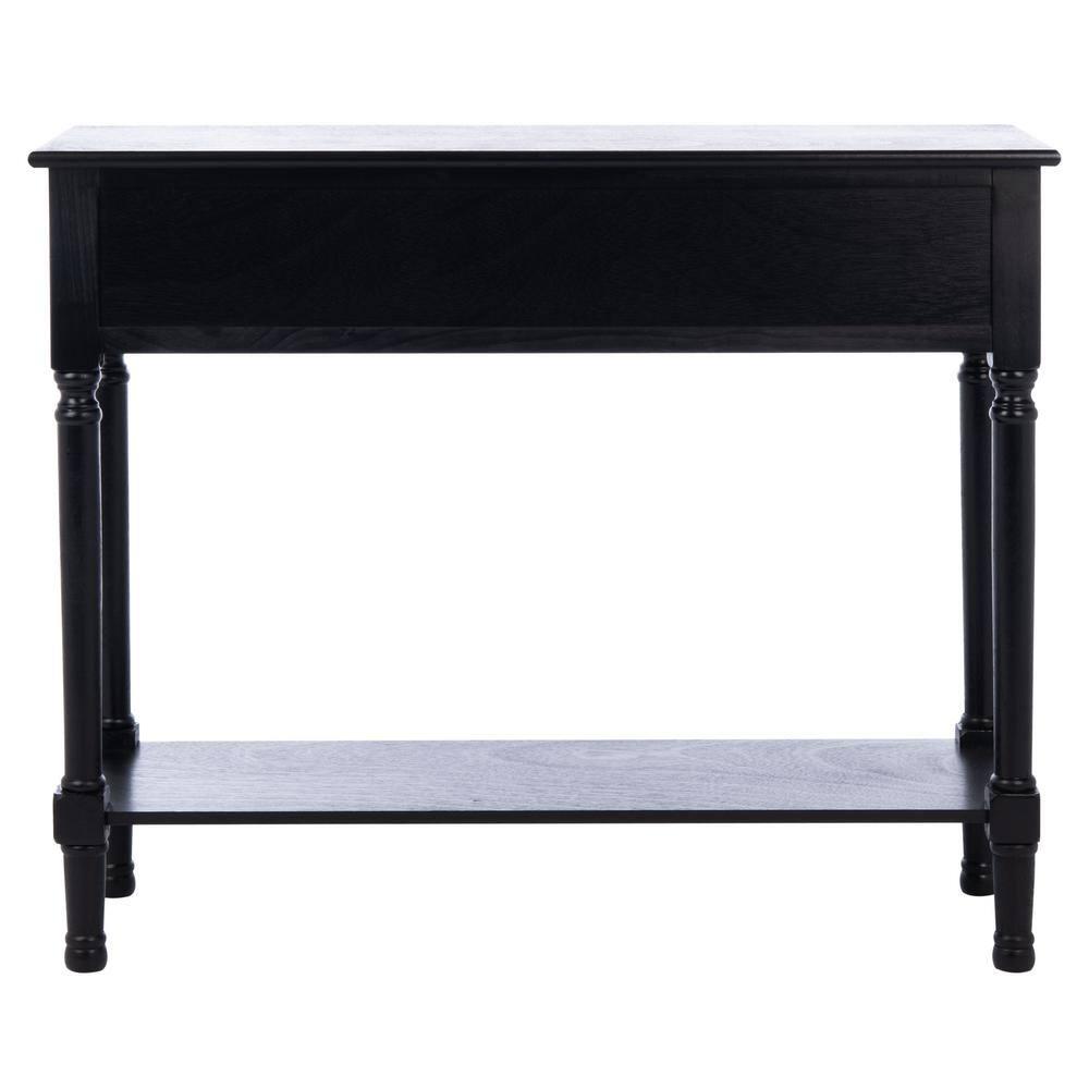 Ryder 2 Drawer Console Table - Black - Safavieh