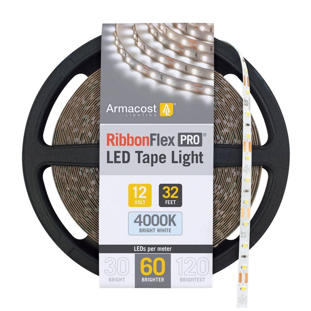 RibbonFlex Pro, 12V, 4000K, 60LEDs/M, IP20, 10M Under Cabinet Tape Light