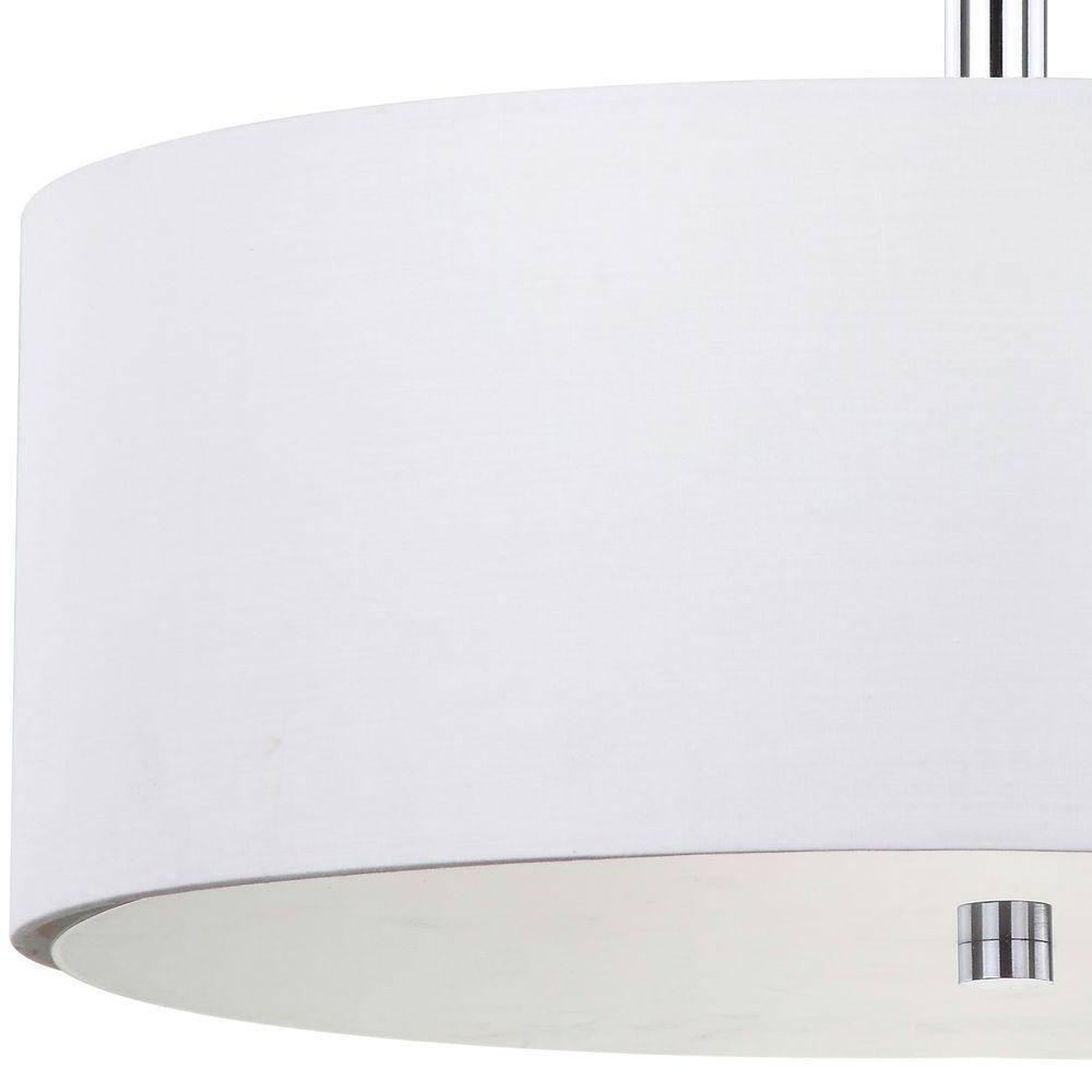 Clara Ceiling Light - LIT4192 - White/Chrome - Safavieh