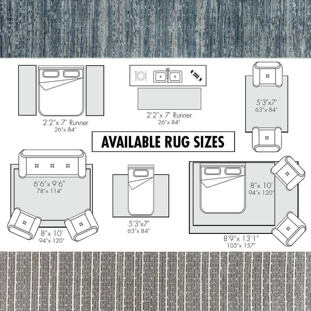 Adirondack ADR113 Machine Made Indoor Area Rug - Ivory/Silver - 6'x9' - Safavieh