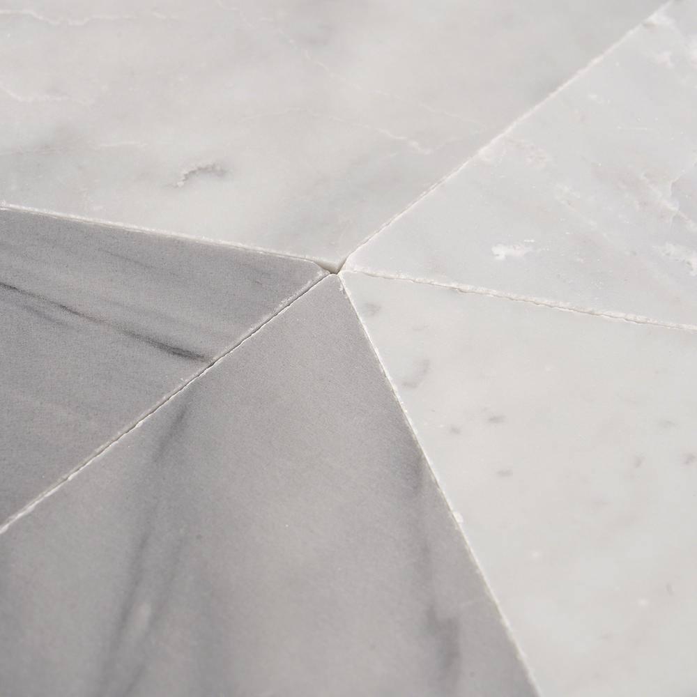 Prisma 7.75" x 13.5" Geometric Marble Mosaic Wall & Floor Tile (0.73 Sq. Ft. / Sheet)