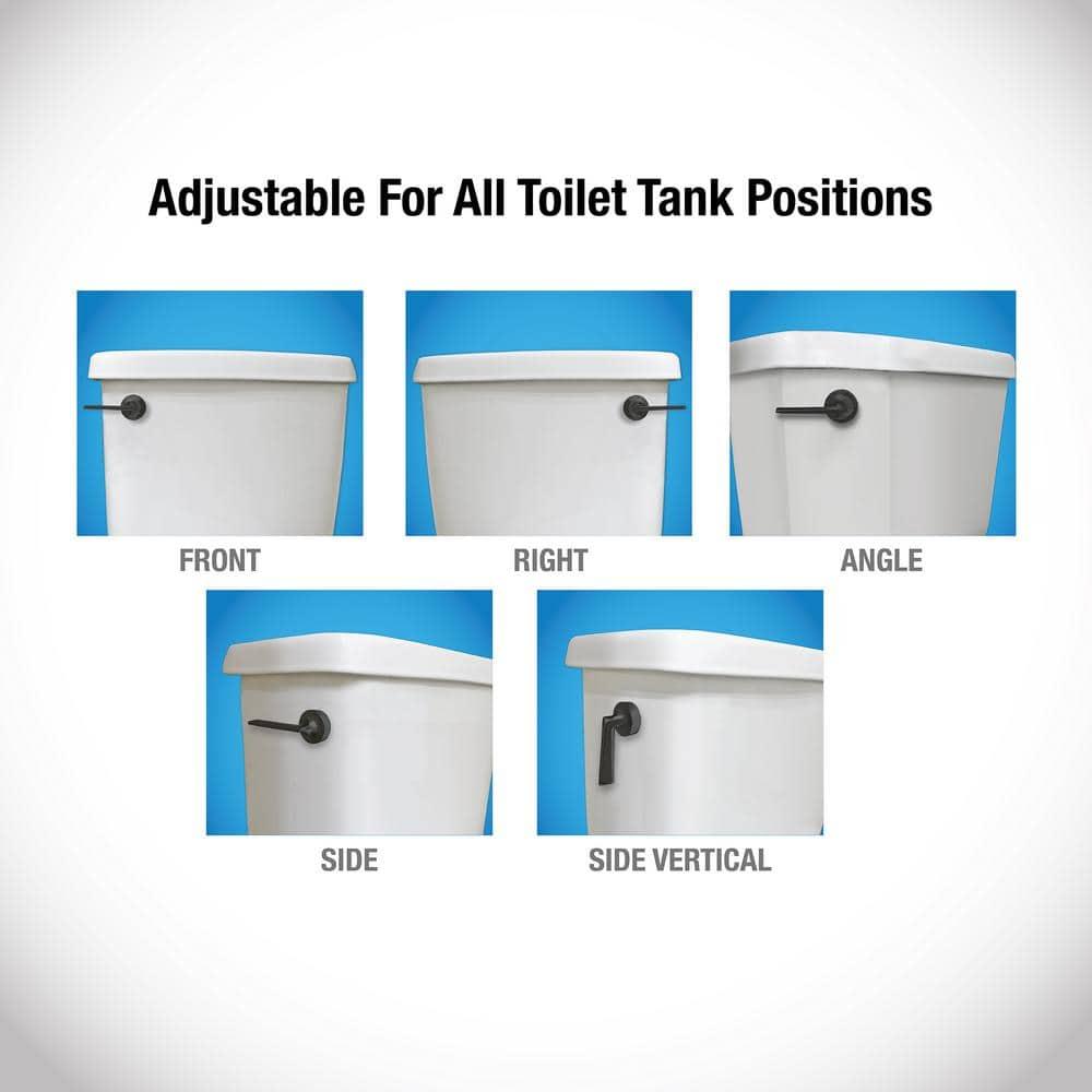 Danco Universal Blade Tank Lever Replacement Handle with Front/Side/Angle/Side/Vertical Mount in Matte Black (12052)