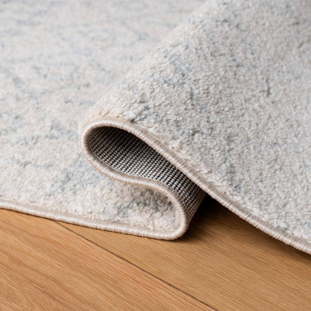 Tulum Ivory/Light Gray 9 ft. x 12 ft. Moroccan Area Rug