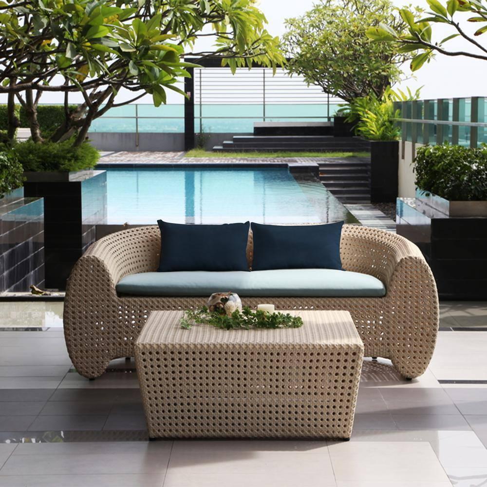 A1 Home Collections LLC Bedding Polyester Lumbar Indoor/Outdoor Pillow Cover (Set of 2)