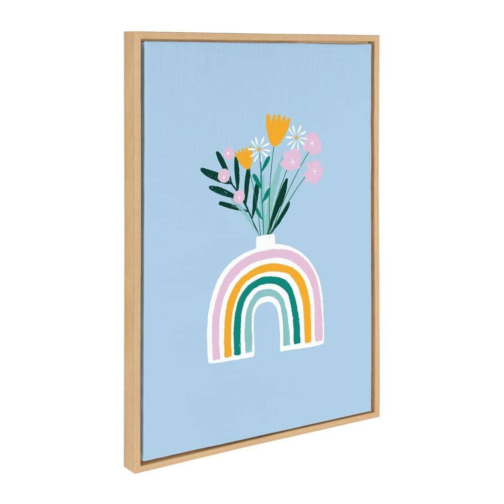 " Happy Flowers " by Duchess Plum (Aislinn Simmonds) Painting Print