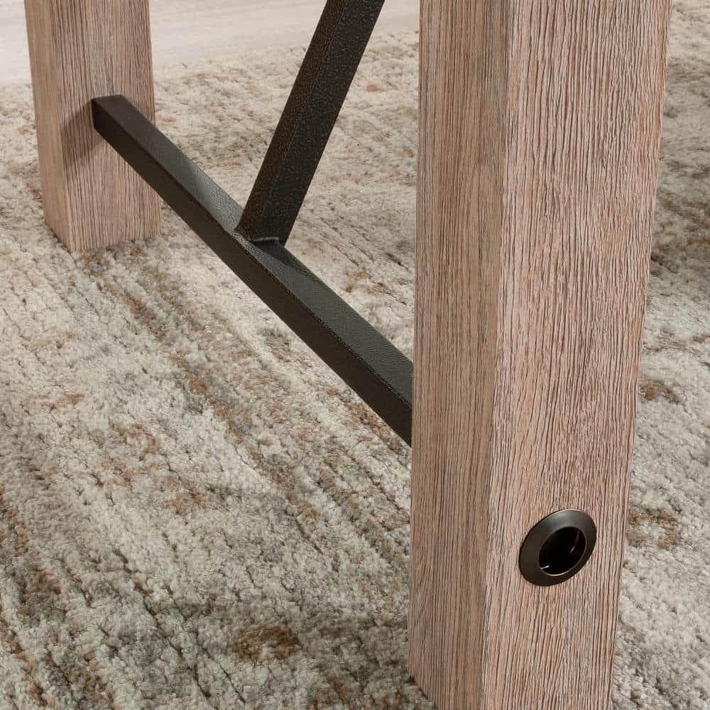 Sauder Dixon City Computer Desk Brushed Oak