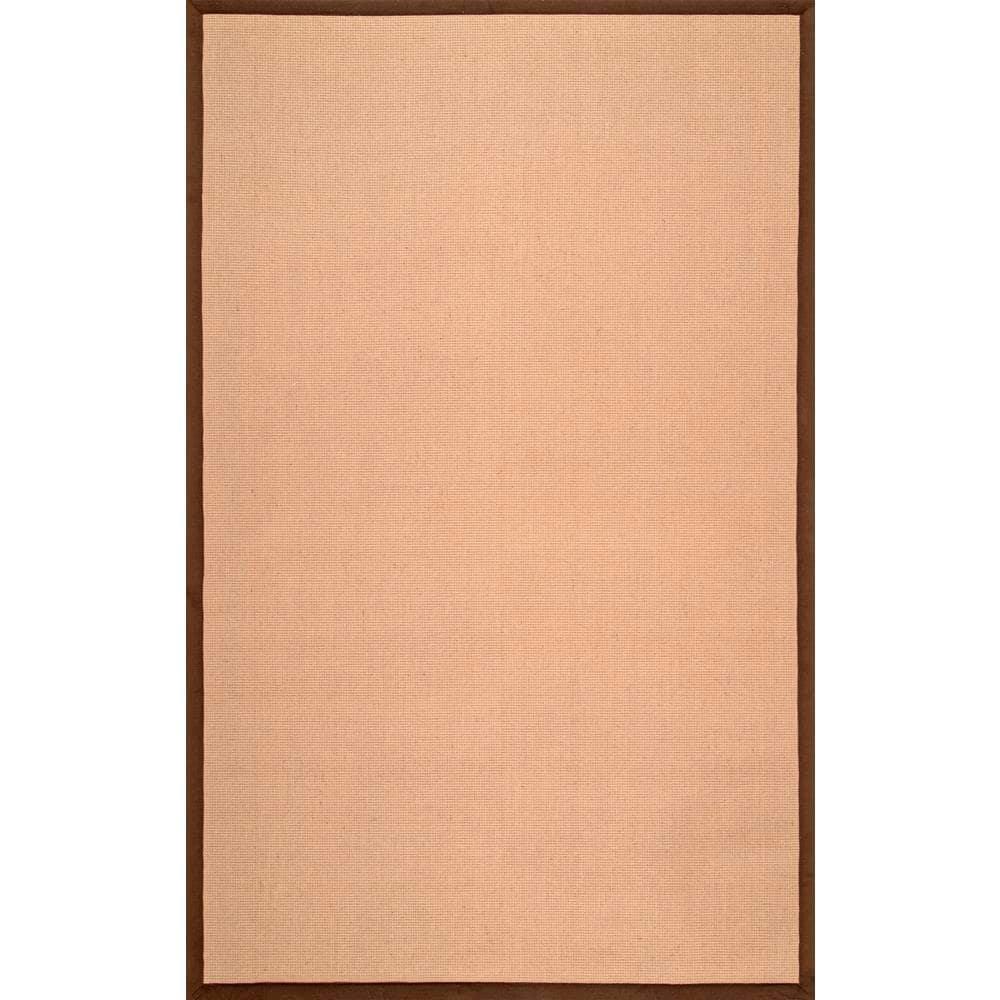nuLOOM Laurel Machine Woven Jute Area Rug, 6' x 9', Brown