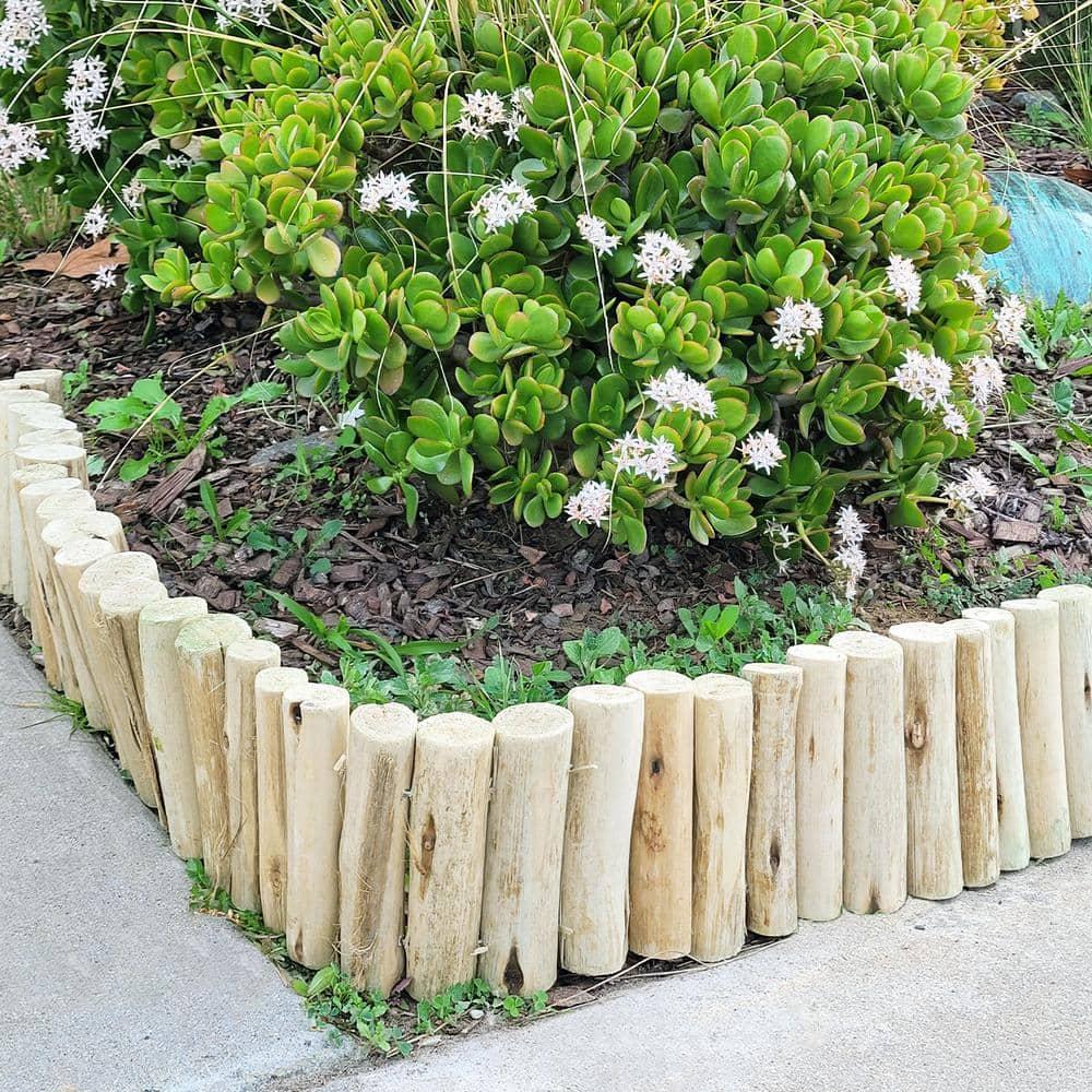 Backyard X-Scapes Eucalyptus Outdoor Garden Borders Wood Lawn Edging