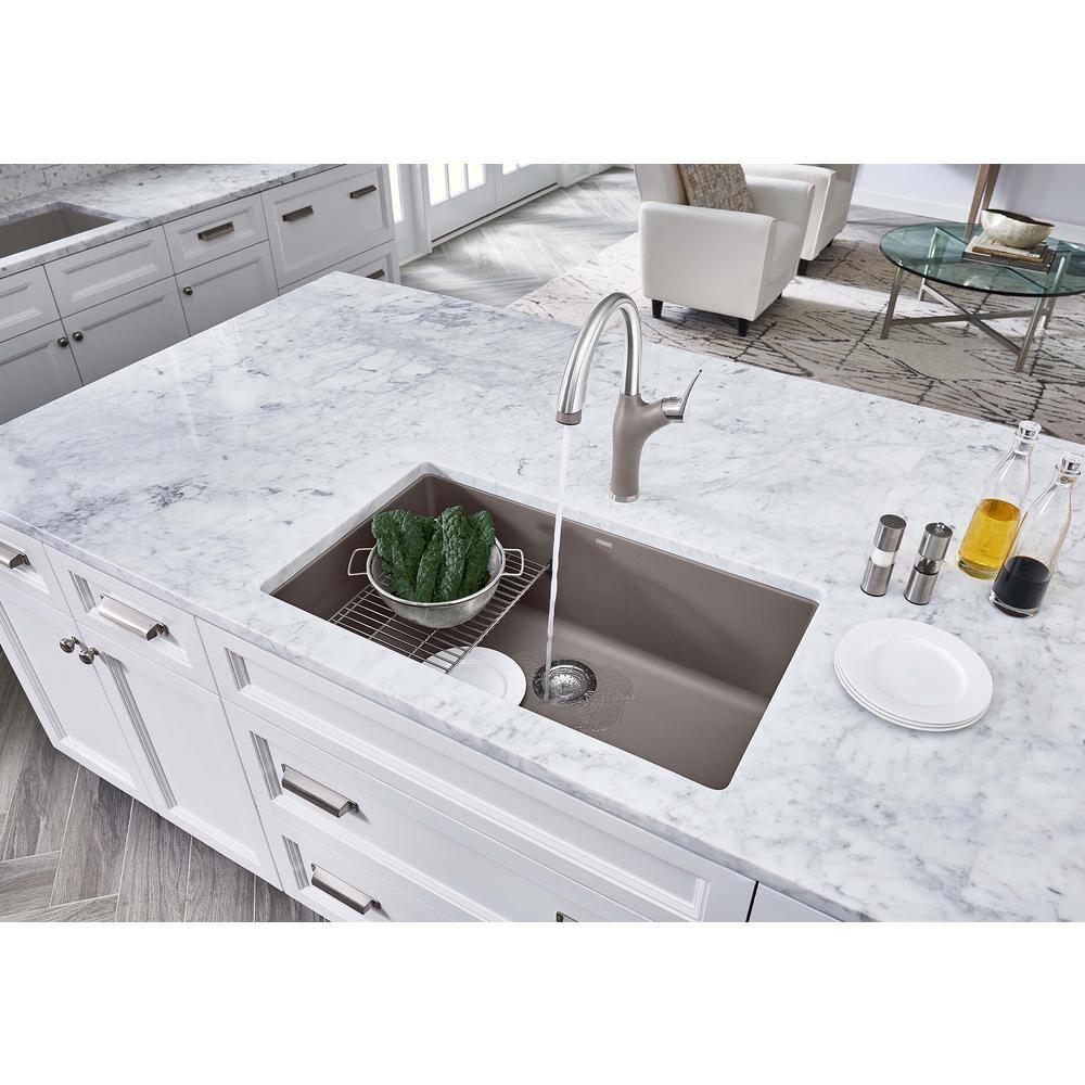Truffle Stainless Steel Pull-Down Spray Kitchen Faucet