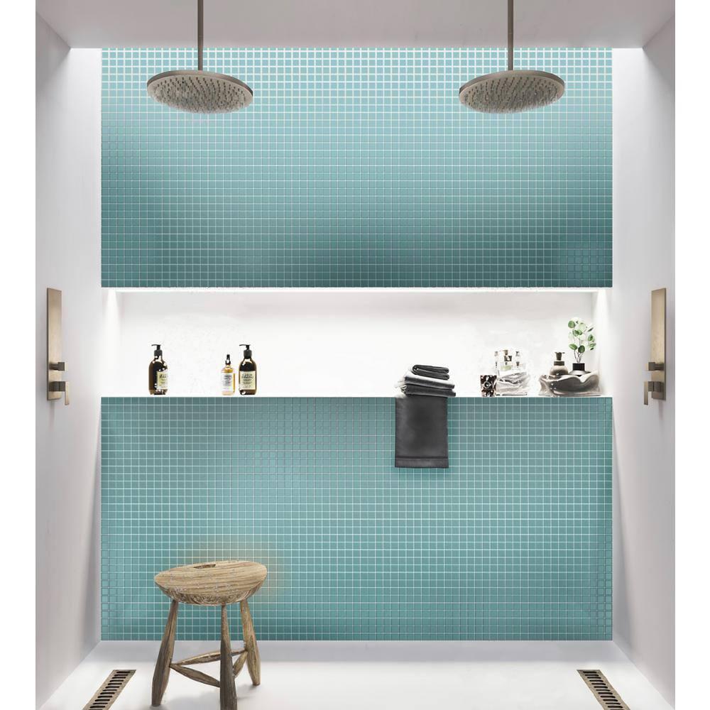 Apollo Tile 11.8" X 11.8" Matte Finished Glass Mosaic Tile