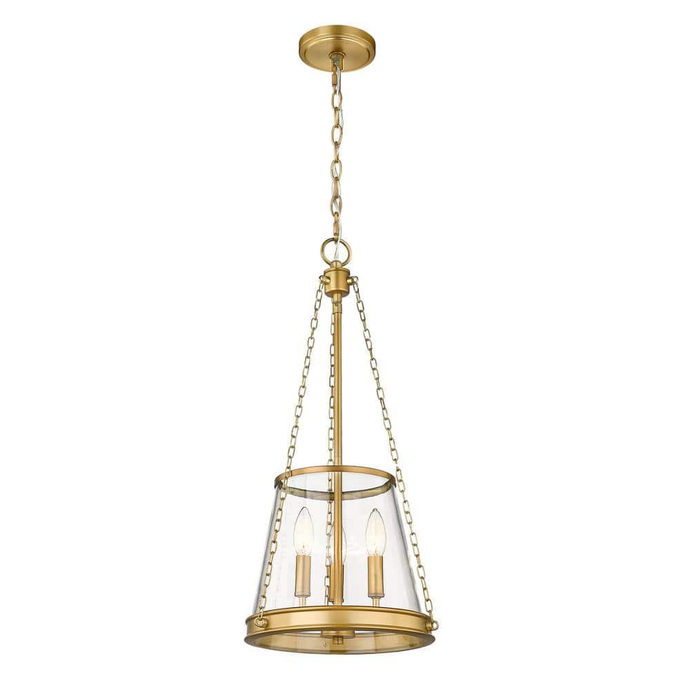 Z-Lite Prescott 3 - Light Pendant in  Rubbed Brass