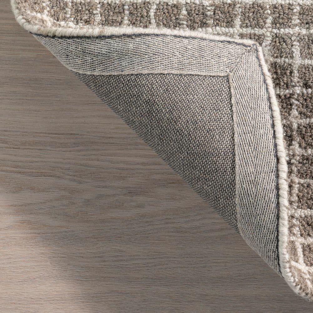 Katasha Checked Wool Area Rug
