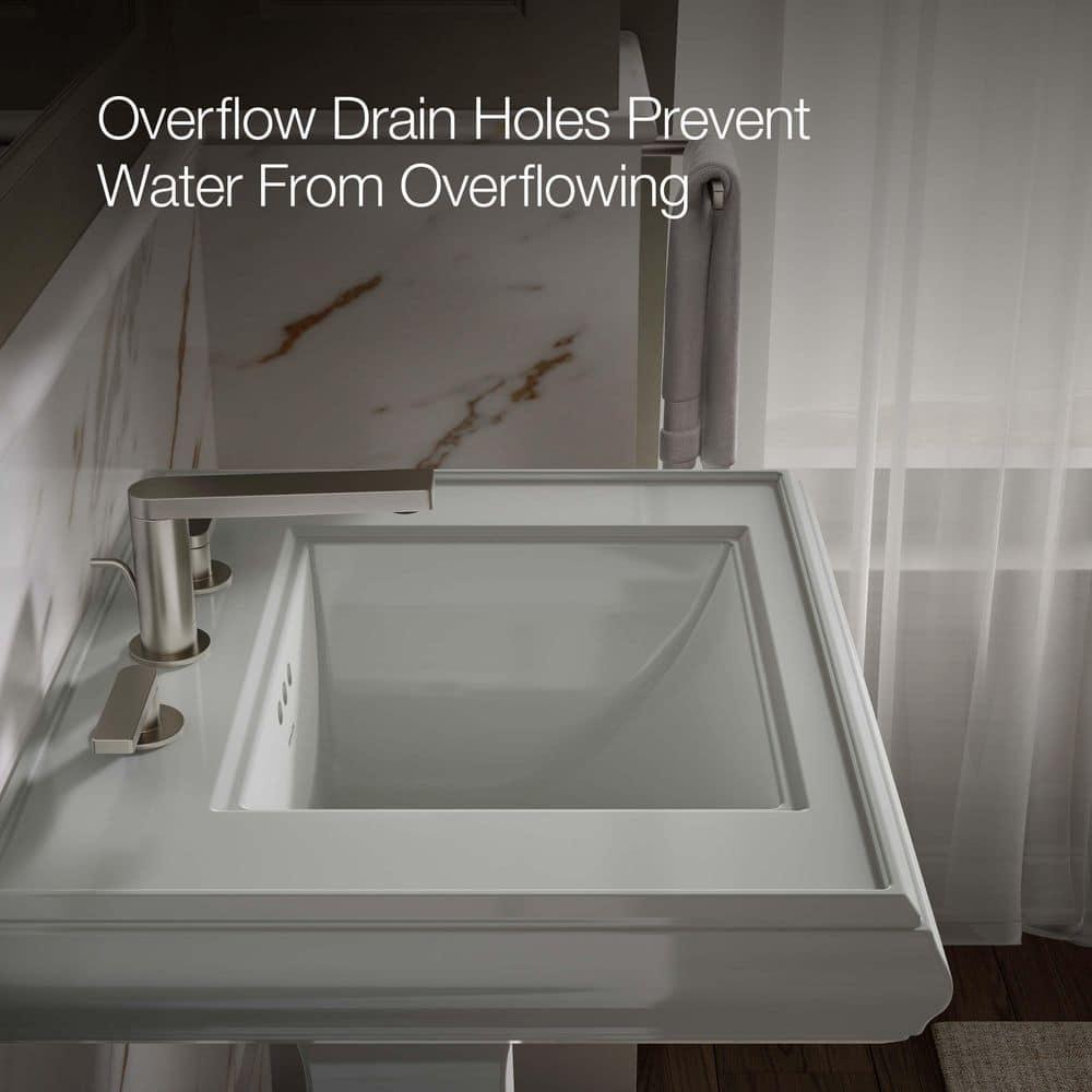 Memoirs®Pedestal Tall Bathroom Sink with Overflow