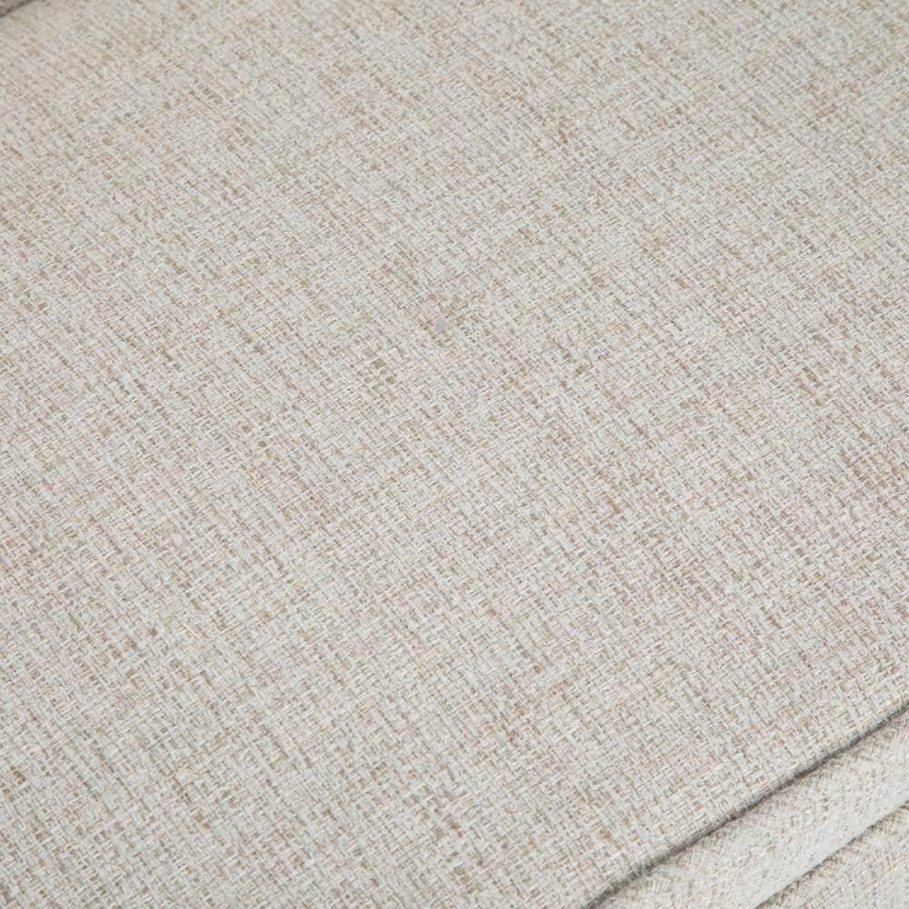 Simpli Home Parris Polyester Upholstered Bench