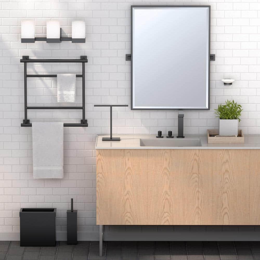 Freestanding Countertop Hand Towel Holder | 11.13"H x 10.50"W Weighted Base Towel Rack Stand