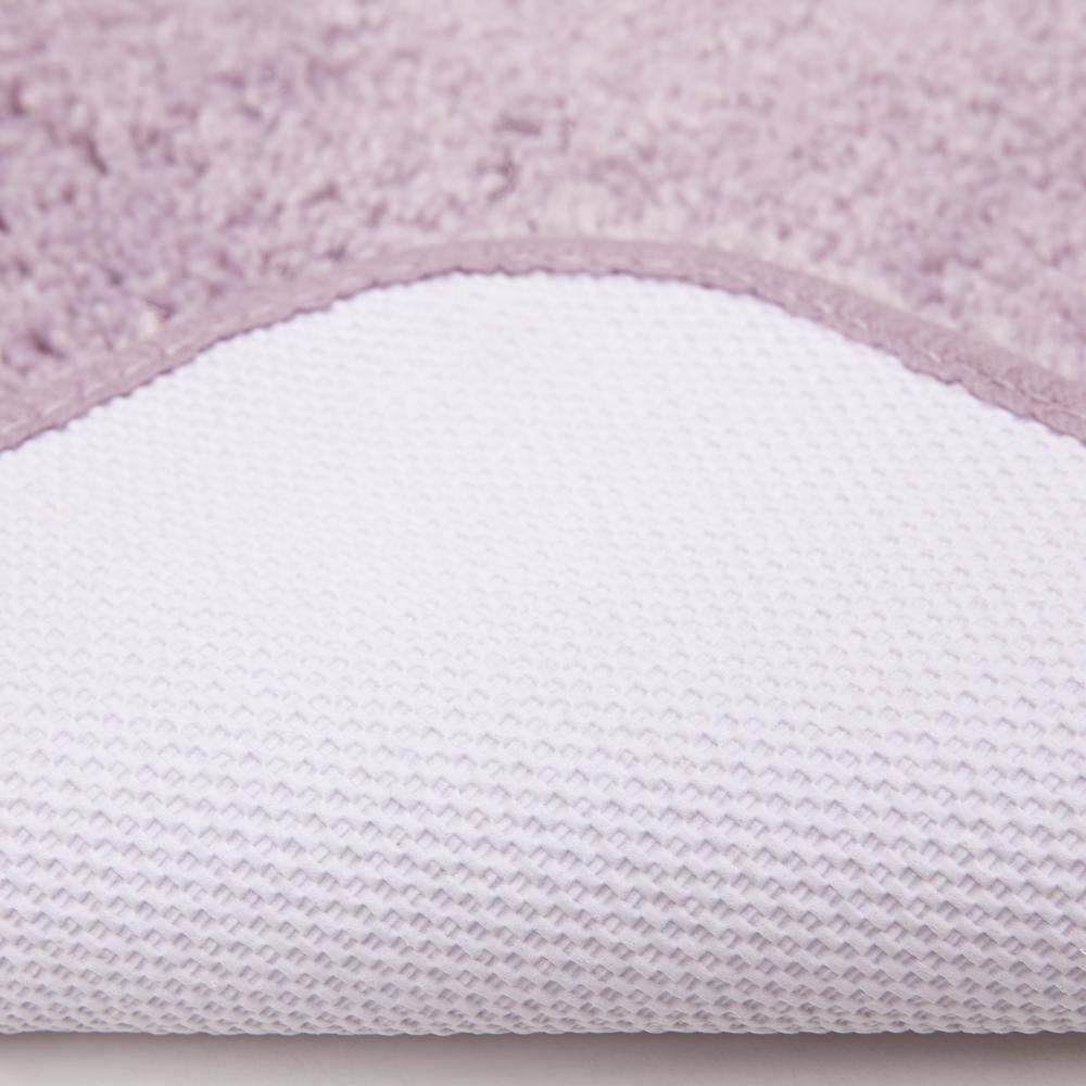 Mohawk Home Pure Perfection Nylon Bath Rug Contour, Lavender 1'8" x 2'